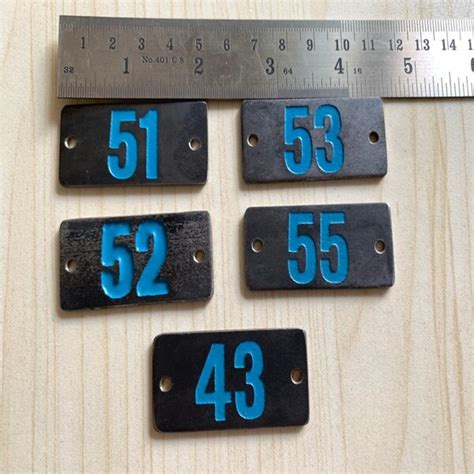 adhesive engraved metal safe deposit box number plate|Metal Locker Number Plates .